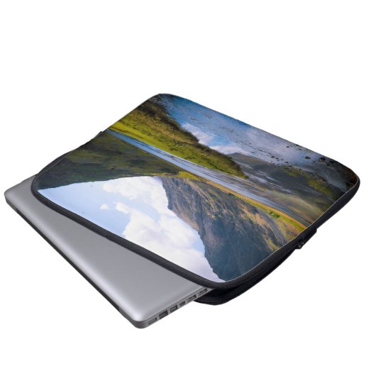 Naturschaum, Berg Laptopschutzhülle (Vorne Knopf)