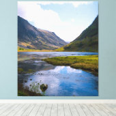 Naturschaum, Berg Leinwanddruck (Insitu (Holzboden))