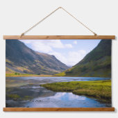 Naturschaum, Berg Wandteppich Mit Holzrahmen (Vorderseite 2)