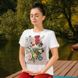 Naturschick florales Valentingeschenk für Teens T-Shirt