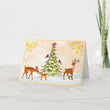 Naturschönheit-Feiertagskarte