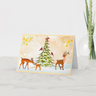 Naturschönheit-Feiertagskarte Feiertagskarte