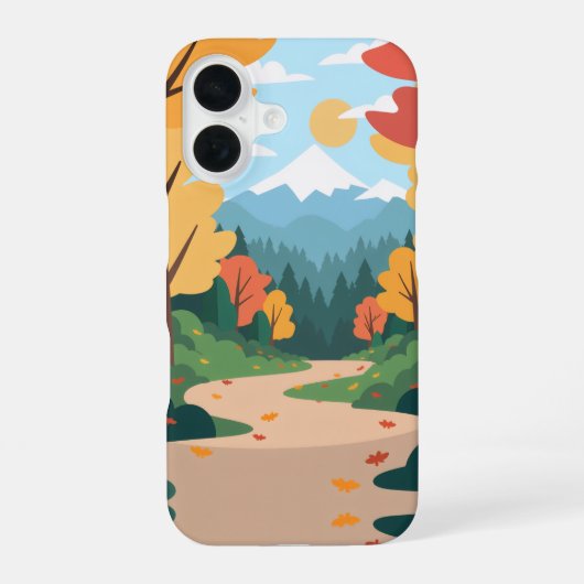 Naturschönheit iPhone 16 Hülle (Rückseite)
