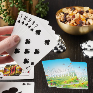 Naturschönheit Spielkarten