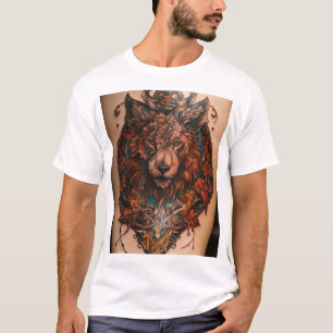 Naturschönheit Wildlife Stammesdesign" T-Shirt