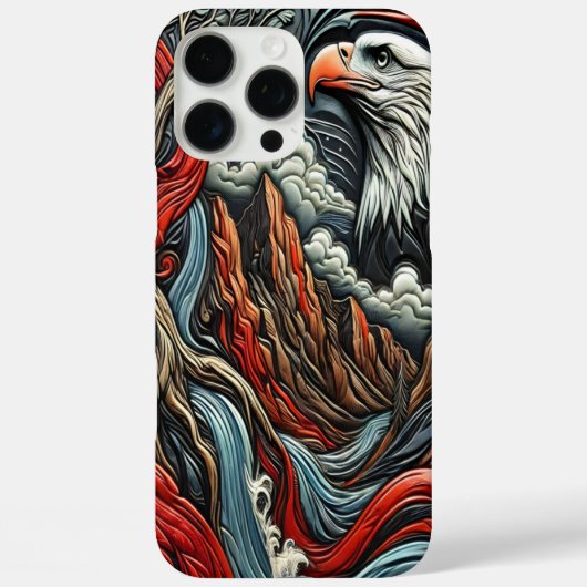 Naturschönheiten Eagle Artwork Case-Mate iPhone Hülle (Rückseite)