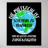 Naturschutz, Klimaanlage Heizung, Envir Poster (Vorne)