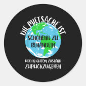 Naturschutz, Klimaanlage Heizung, Envir Runder Aufkleber (Vorderseite)