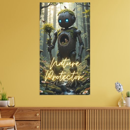 Naturschutz Leinwanddruck (Insitu (Wohnzimmer))