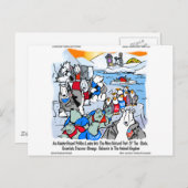 Naturschutz & Politik in Alaska Funny Gifts & T-Sh Postkarte (Vorne/Hinten)