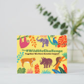 Naturschutz Special Kunst, Dichtung und Musik Postkarte (Stehend Vorderseite)