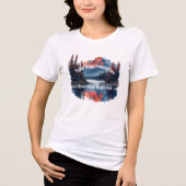 Naturschutz T-Shirt Tri-Blend Shirt (Vorderseite)