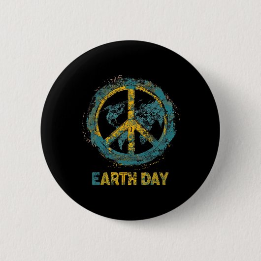 Naturschutzbaum des Earth Day Button (Vorderseite)