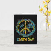 Naturschutzbaum des Earth Day Karte (Gelbe Blume)