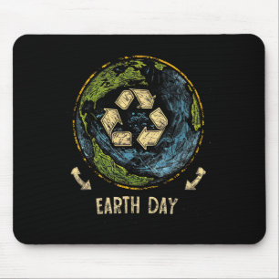 Naturschutzbaum recycle Erde Mousepad