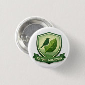 Naturschützer Explorer | Kinder Outdoor Auszeichnu Button (Vorne & Hinten)