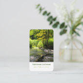 Naturschutzexperten coachte Experten für das idyll Visitenkarte (Stehend Vorderseite)