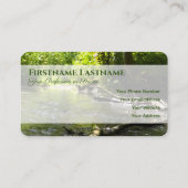 Naturschutzexperten coachte Experten für das idyll Visitenkarte (Rückseite)