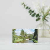 Naturschutzgebiet Hochgebirgslandschaft Visitenkarte (Stehend Vorderseite)