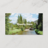 Naturschutzgebiet Hochgebirgslandschaft Visitenkarte (Vorderseite)