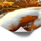 Naturschutzgebiet Rustikal Poster (Ecke)