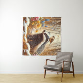 Naturschutzgebiet Rustikal Wandteppich (Beispiel (Horizontal))