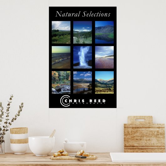 Naturschutzgebiete Poster (Küche)