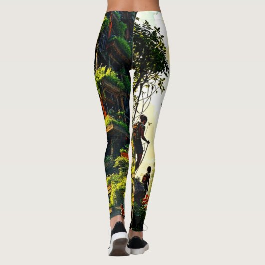 Naturschutzgebiete Urbanität Leggings (Rückseite)