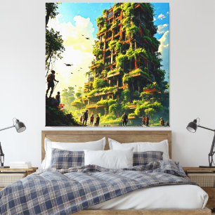 Naturschutzgebiete Urbanität Leinwanddruck