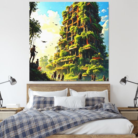 Naturschutzgebiete Urbanität Leinwanddruck (Insitu (Schlafzimmer))