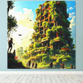 Naturschutzgebiete Urbanität Leinwanddruck (Insitu (Holzboden))