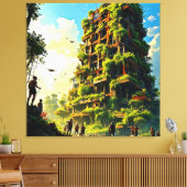 Naturschutzgebiete Urbanität Leinwanddruck (Insitu (Wohnzimmer))