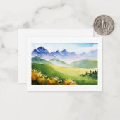 Naturschutzkarte Mitteilungskarte (Vorderseite/Rückseite Beispiel)