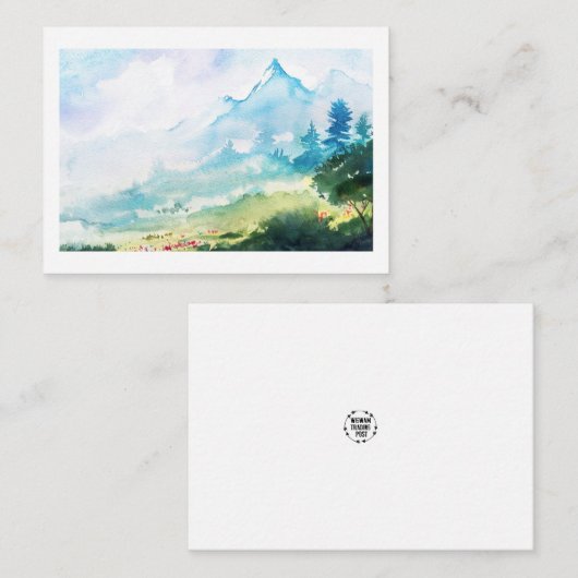 Naturschutzkarte Mitteilungskarte (Vorne/Hinten)