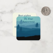 Naturschutznotecard Mitteilungskarte (Vorderseite/Rückseite Beispiel)