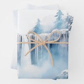 Naturschutzpapier — Flachblatt Set 3 Geschenkpapier Set (Beispiel)