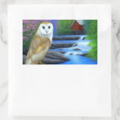 Naturschutzposter Rechteckiger Aufkleber (Tasche)