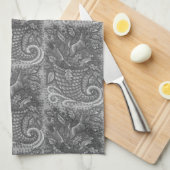 NATURSCHUTZTIERE, WILDLIFE CORNUCOPIA TOWEL GESCHIRRTUCH (Viertel Falte)