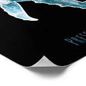 Naturschutzwale Umweltschutz Poster (Ecke)