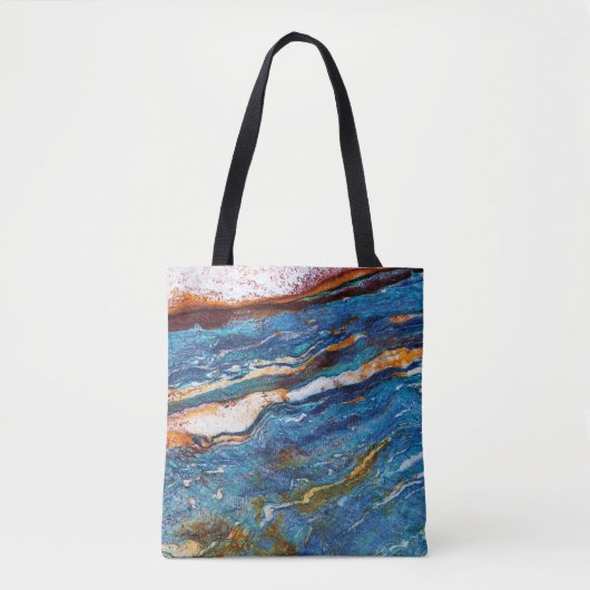 Naturstein-Muster - All-Over-Print-Totbeutel Tasche (Vorderseite)