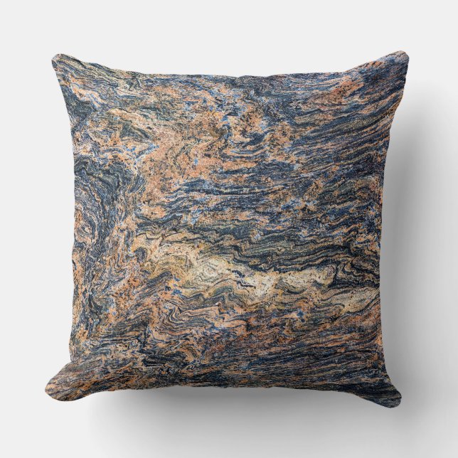 Naturstein Muster Pillow Kissen (Vorderseite)