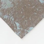 Naturstein und Sand Fleecedecke (Ecke)