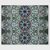 Natursteine | Mandala Geschenkpapier (Flach)