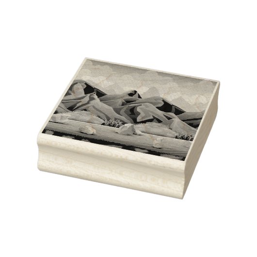 Natursteingebirge Gummistempel (Stempel)