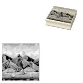 Natursteingebirge Gummistempel (Stempel)