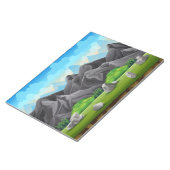 Natursteingebirge Notizblock (angewinkelt)