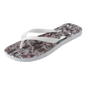 Natursteinmuster Badesandalen (Schrägansicht)