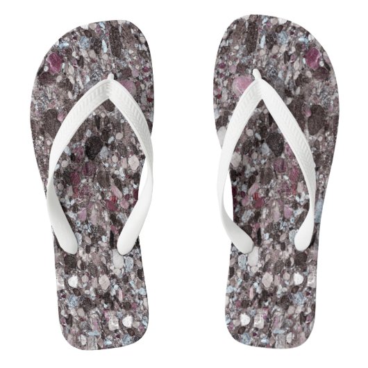 Natursteinmuster Badesandalen (Fußbett)