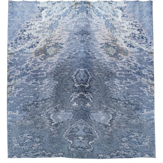 Natursteinmuster Duschvorhang (Vorderseite)