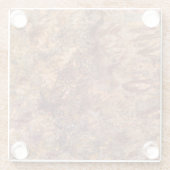 Natursteinmuster Glasuntersetzer (Rückseite)